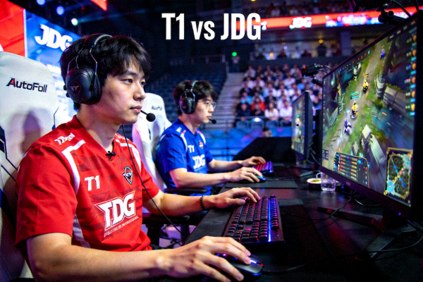电竞赛事 T1 vs JDG 选手操作