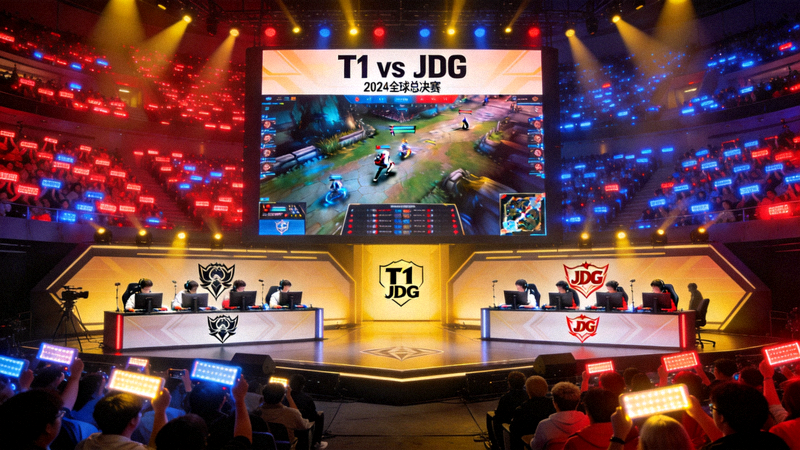 T1 vs JDG 比赛现场
